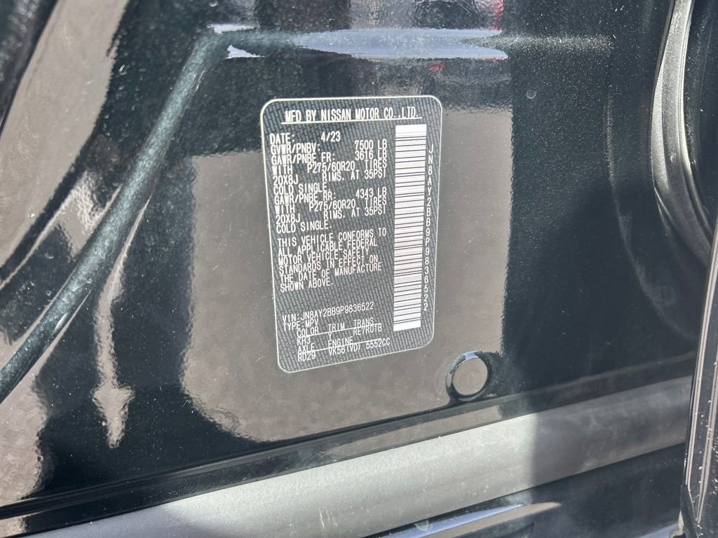 Used 2023 Nissan Armada SL w/ Midnight Edition Package image 15