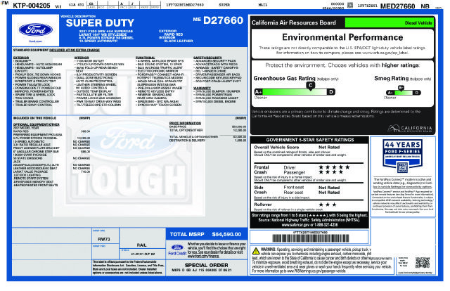 Used 2021 Ford F250 Lariat w/ Lariat Value Package AWD/4WD image 4