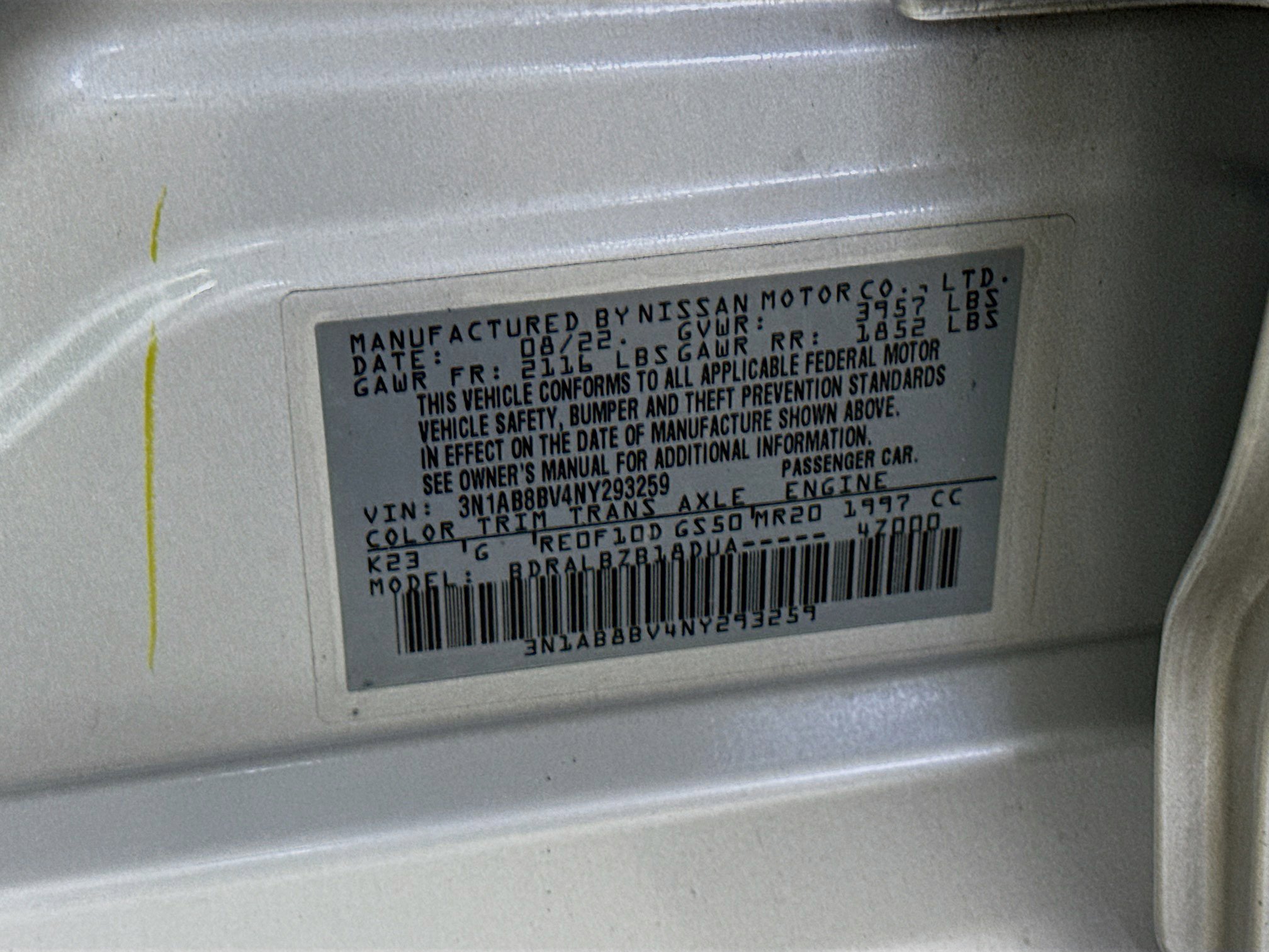 Used 2022 Nissan Sentra S FWD image 40