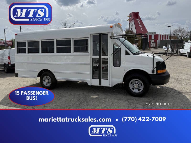 Used 2009 Chevrolet Express 3500 w/ School Bus Package RWD image 1