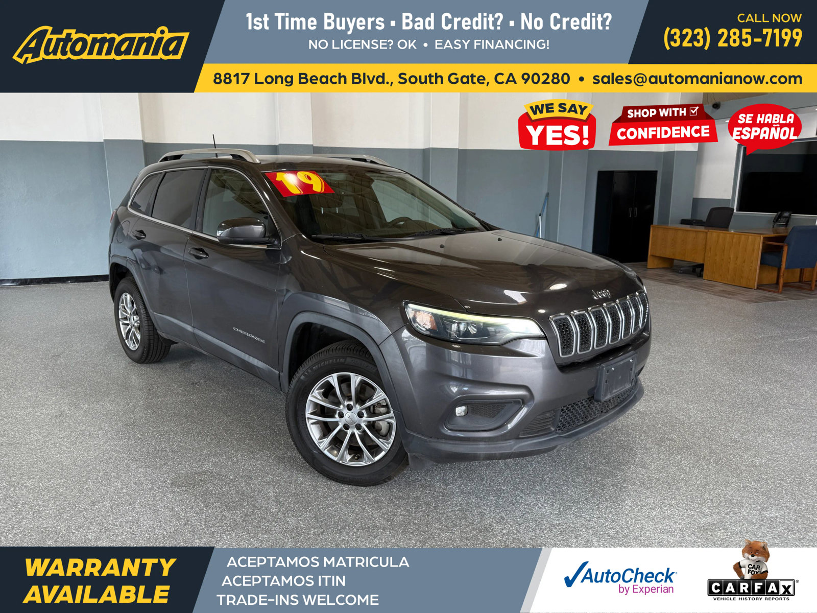 Used 2019 Jeep Cherokee Latitude Plus w/ Comfort/Convenience Group