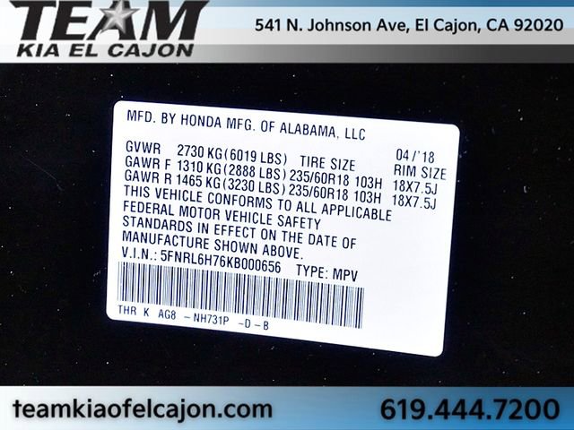 Used 2019 Honda Odyssey EX-L image 34