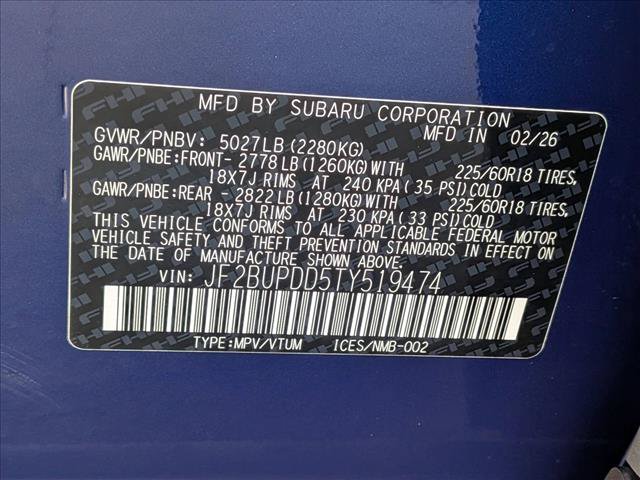 New 2026 Subaru Outback Limited AWD/4WD image 19