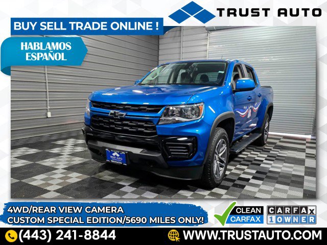 Used 2022 Chevrolet Colorado W/T w/ Custom Special Edition