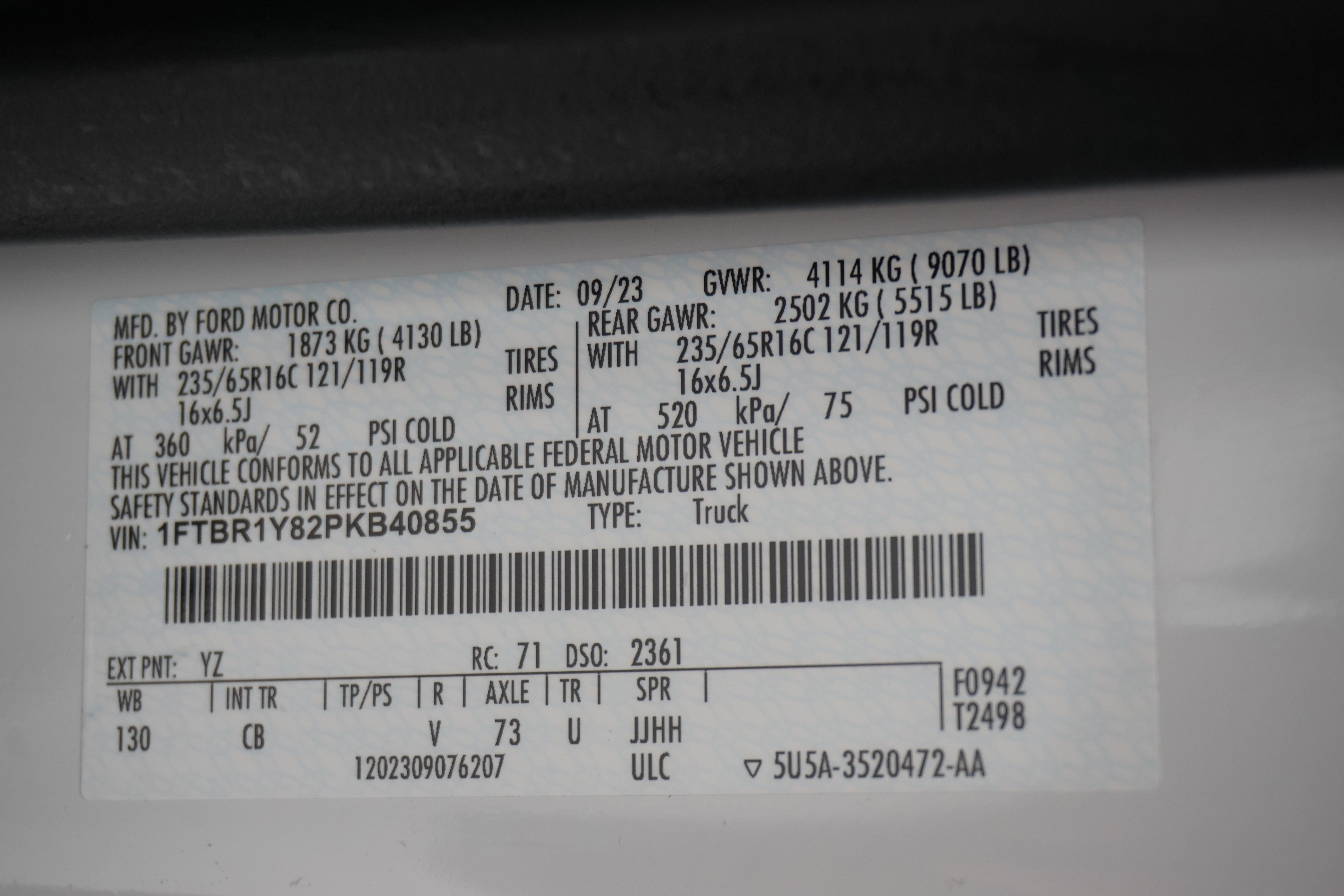 Used 2023 Ford Transit 250 Low Roof w/ Exterior Upgrade Package image 22