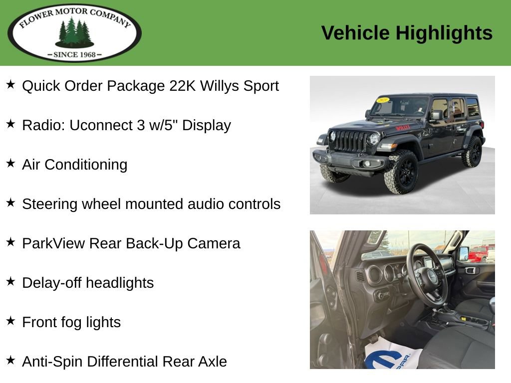 Used 2021 Jeep Wrangler Unlimited Sport image 3