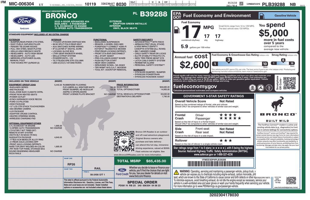 Used 2023 Ford Bronco Badlands image 29