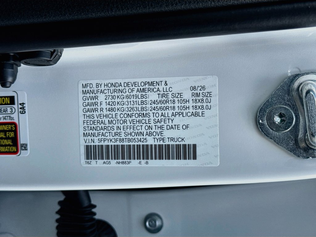 New 2026 Honda Ridgeline Black Edition image 37