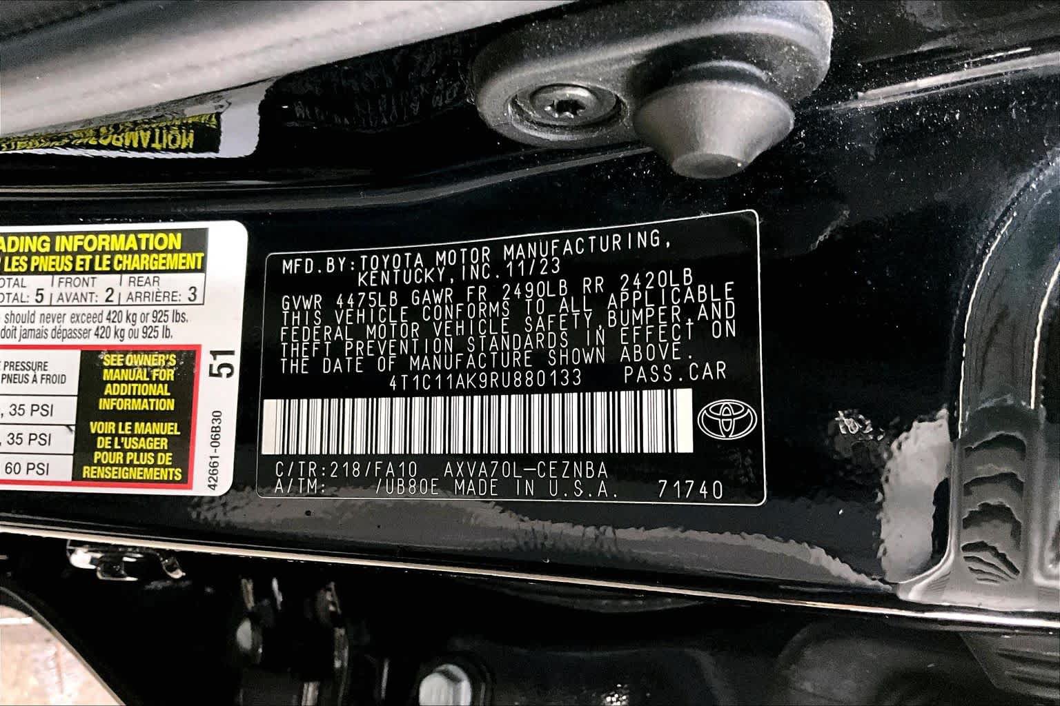 Used 2024 Toyota Camry LE FWD image 34