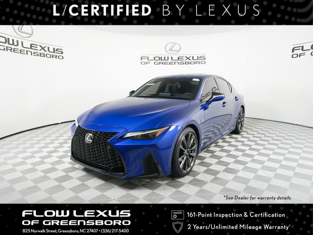 Certified 2024 Lexus IS 350 F Sport w/ Memory Package image 1