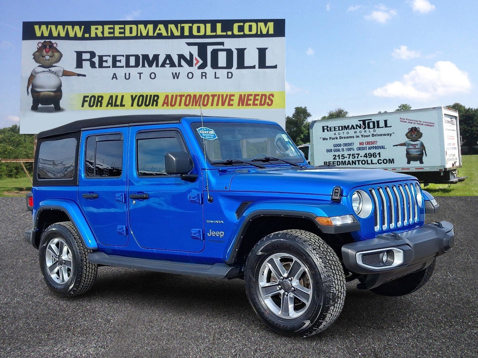 Used 2021 Jeep Wrangler Unlimited Sahara AWD/4WD image 1