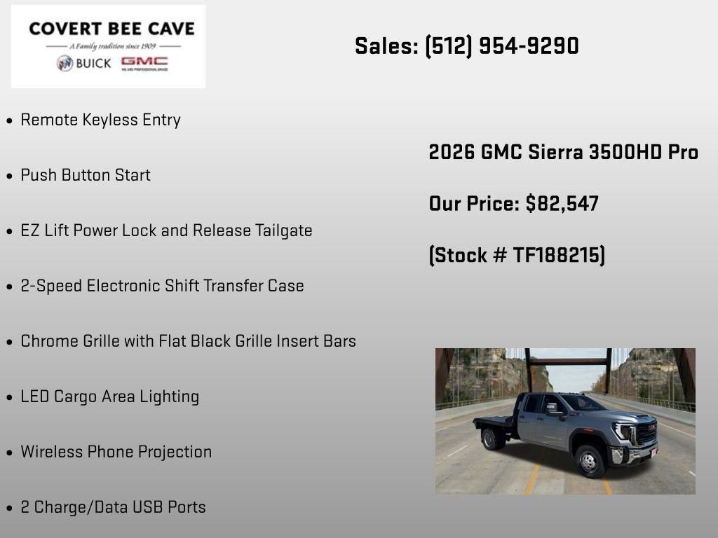 New 2026 GMC Sierra 3500 Pro w/ Convenience Package image 18