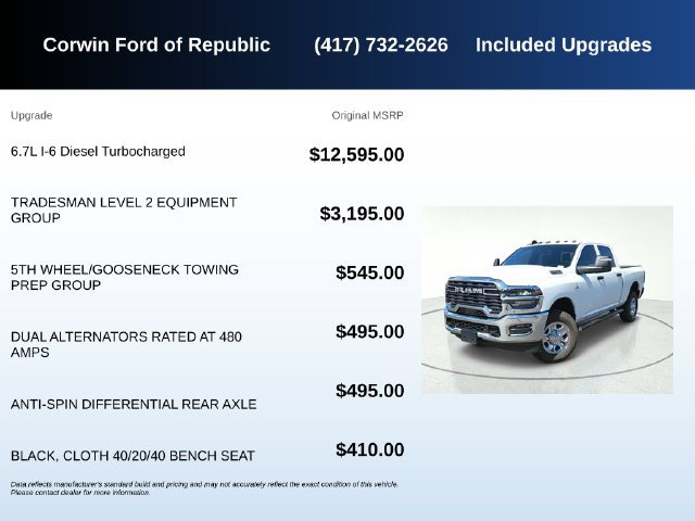 Used 2025 RAM 2500 Tradesman AWD/4WD image 5