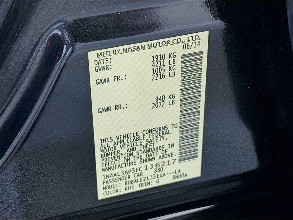 Used 2015 Nissan Altima 2.5 S w/ Sport Value Package image 29