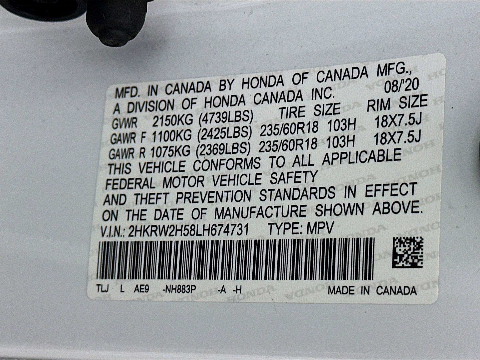 Used 2020 Honda CR-V EX image 12