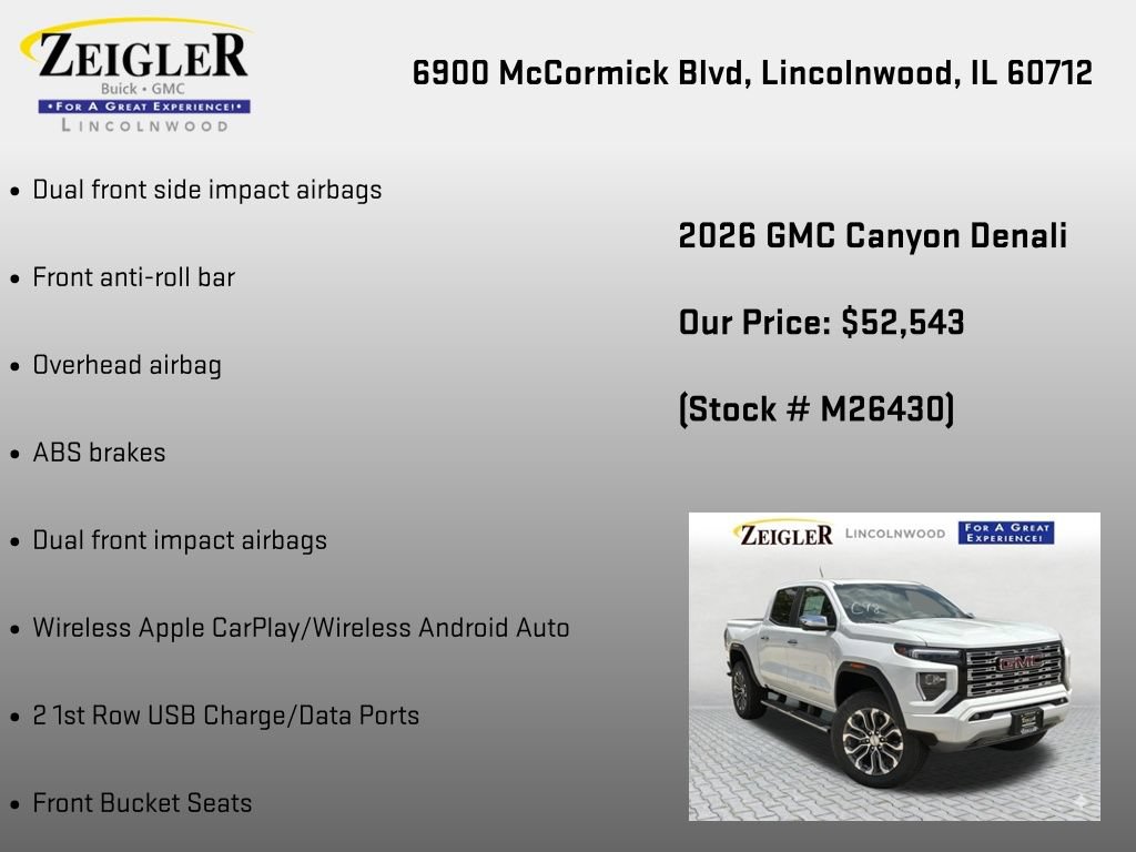 New 2026 GMC Canyon Denali AWD/4WD image 30