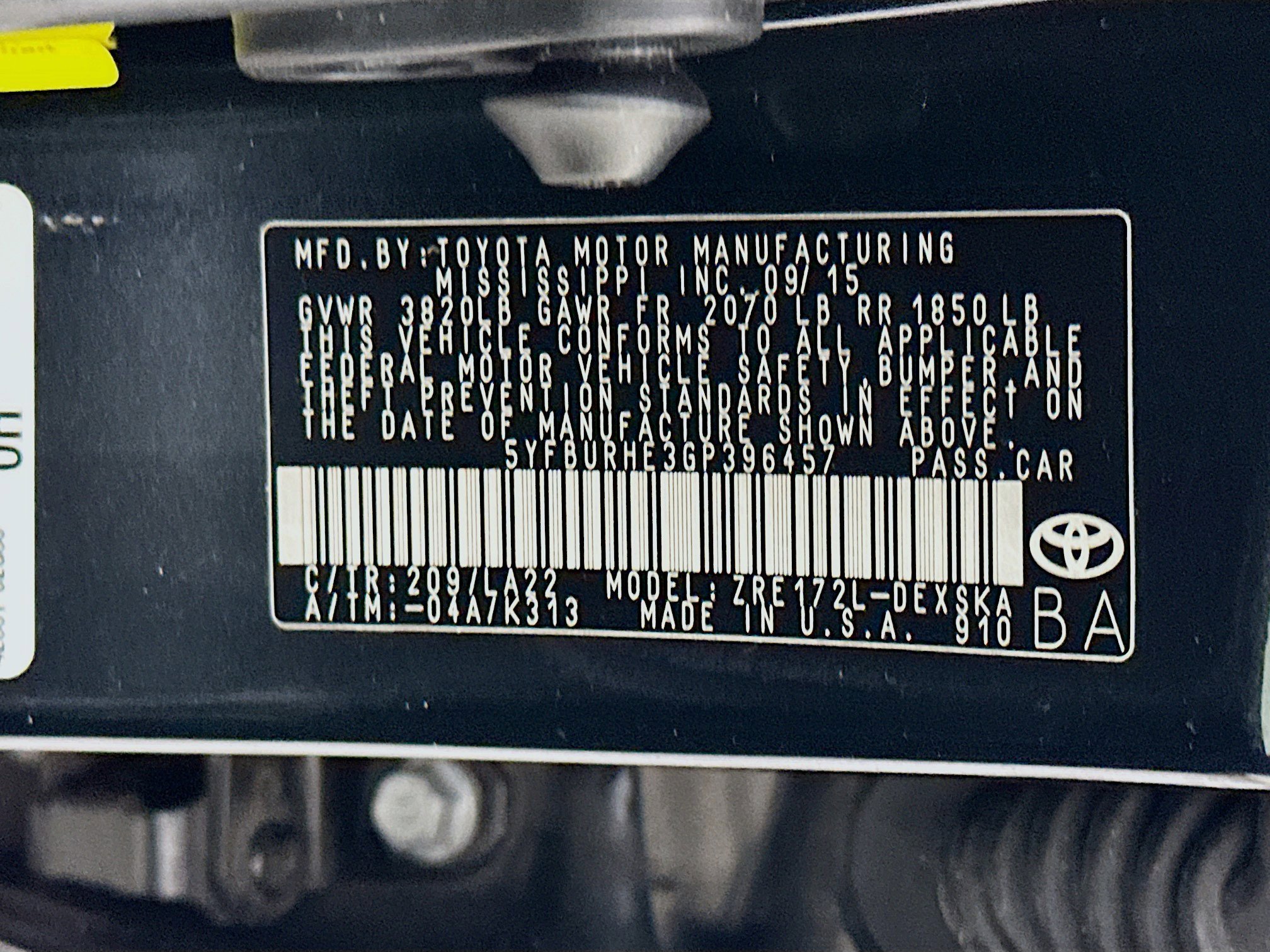 Used 2016 Toyota Corolla S Premium image 12