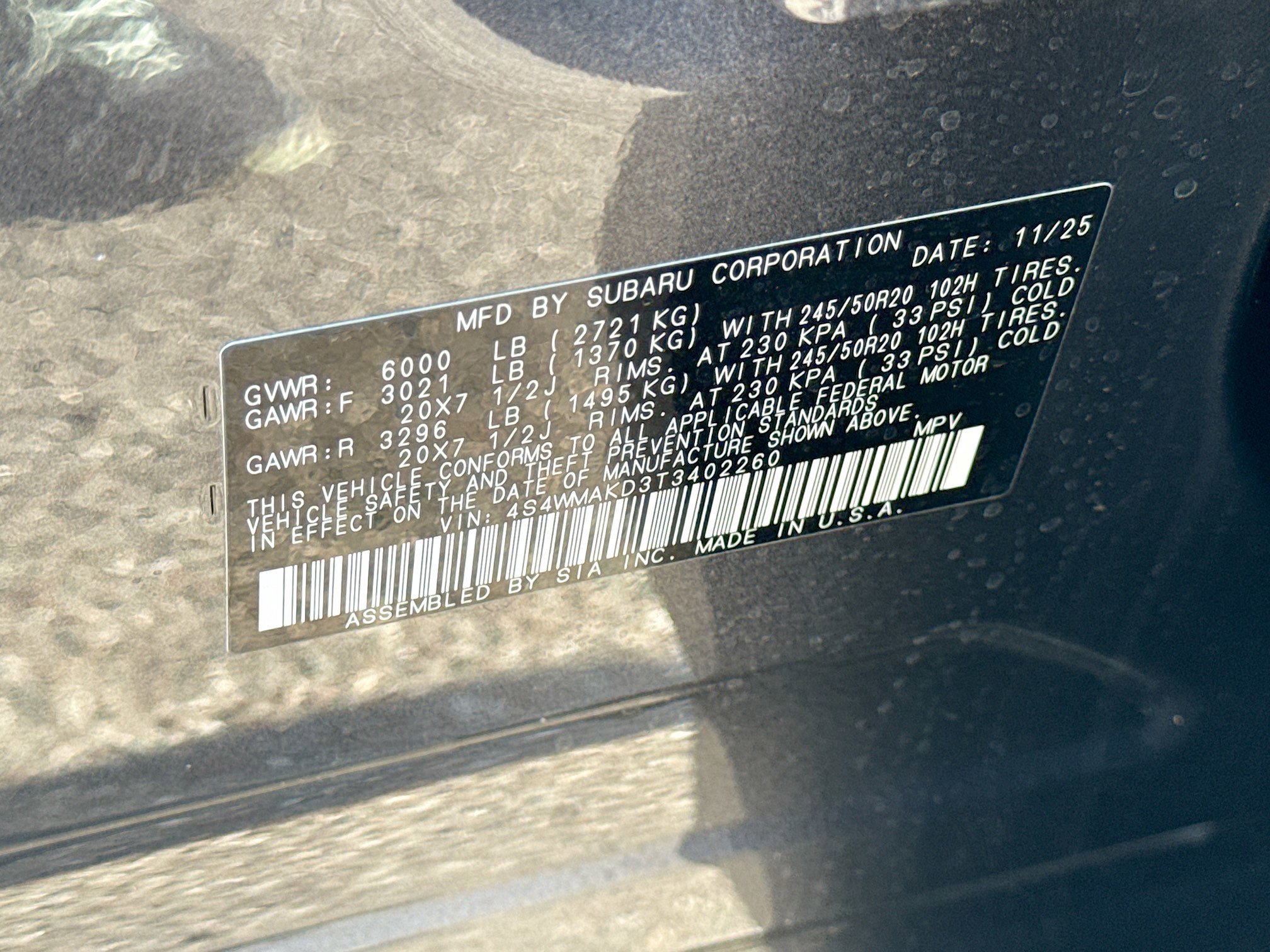 New 2026 Subaru Ascent Touring AWD/4WD image 44