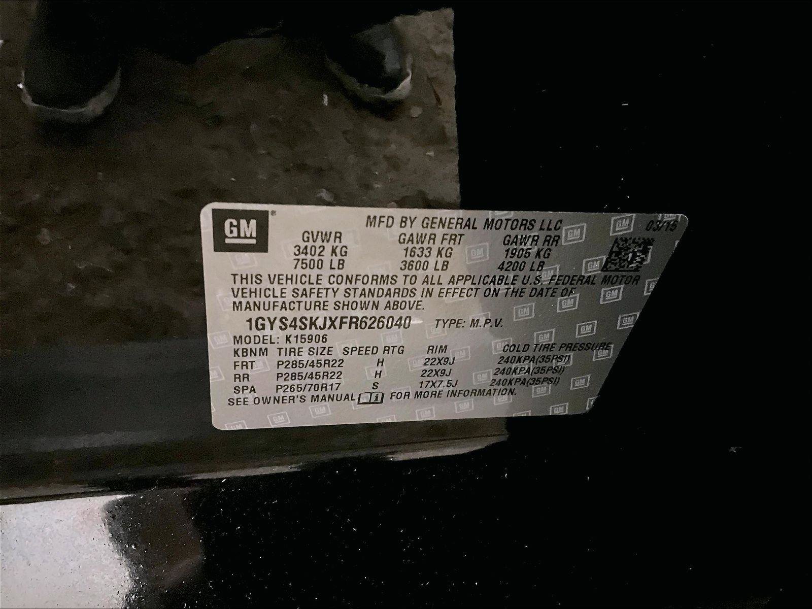 Used 2015 Cadillac Escalade ESV Luxury image 34