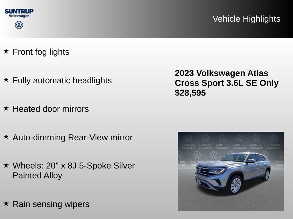 Used 2023 Volkswagen Atlas Cross Sport SE image 15
