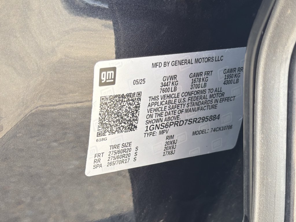 Used 2025 Chevrolet Tahoe Z71 AWD/4WD image 29