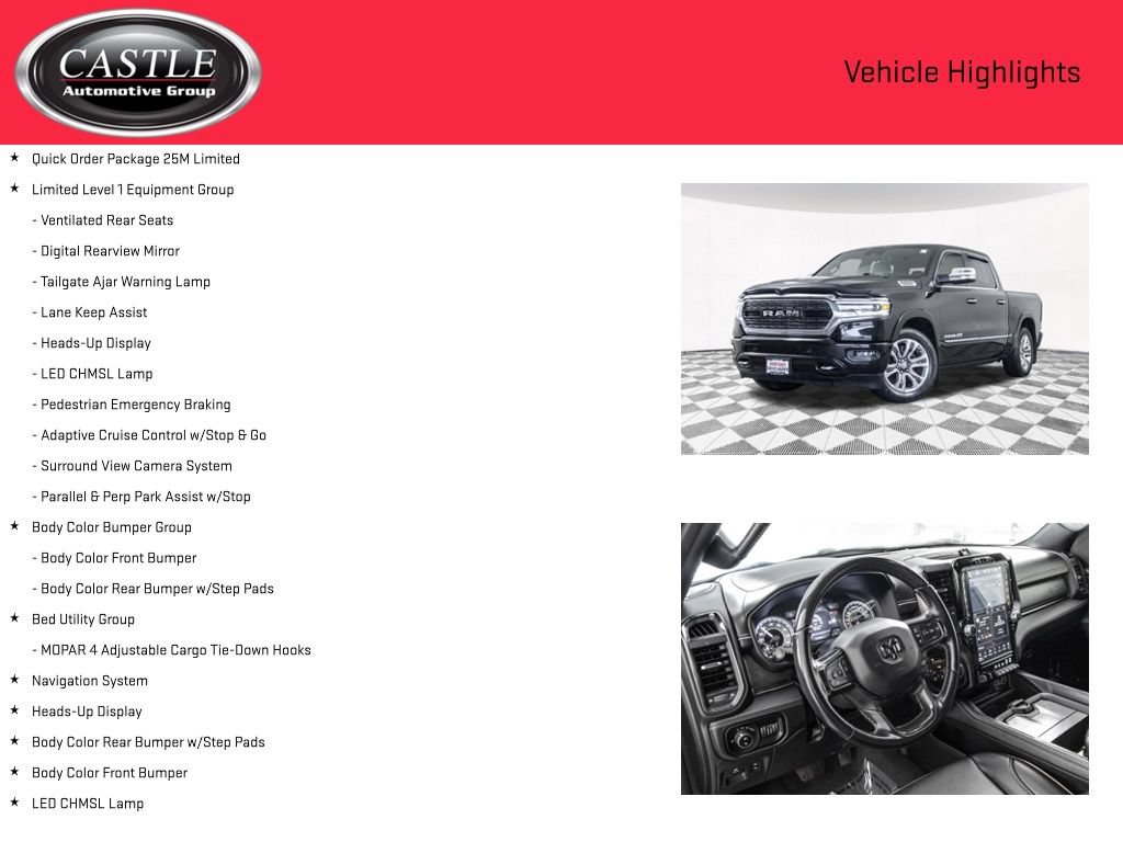 Used 2022 RAM 1500 Limited AWD/4WD image 3