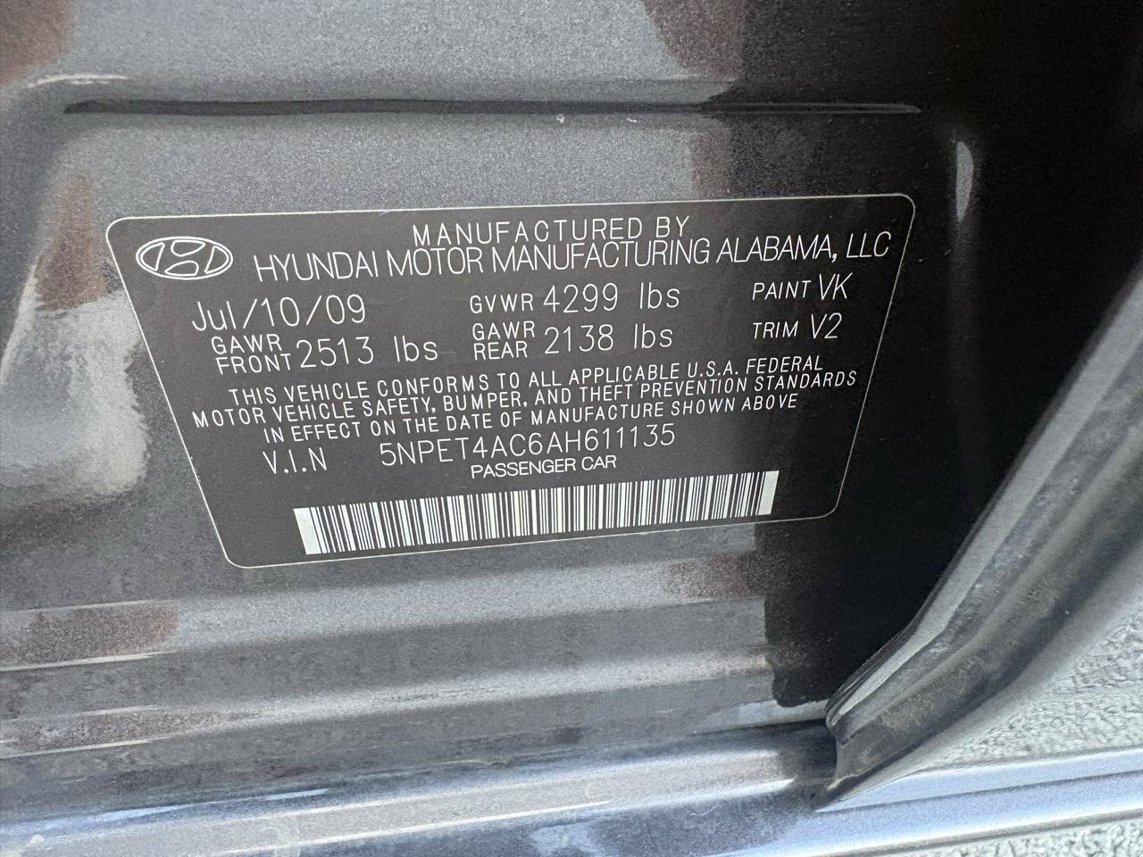 Used 2010 Hyundai Sonata GLS FWD image 12
