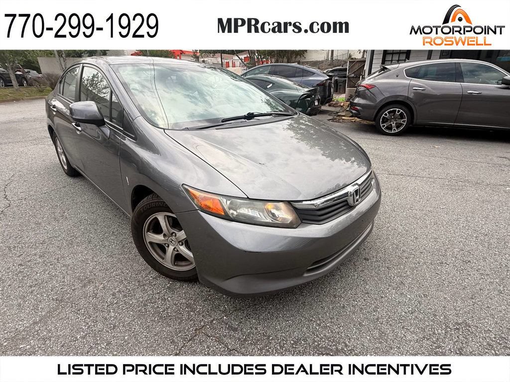 Used 2012 Honda Civic Natural Gas image 1