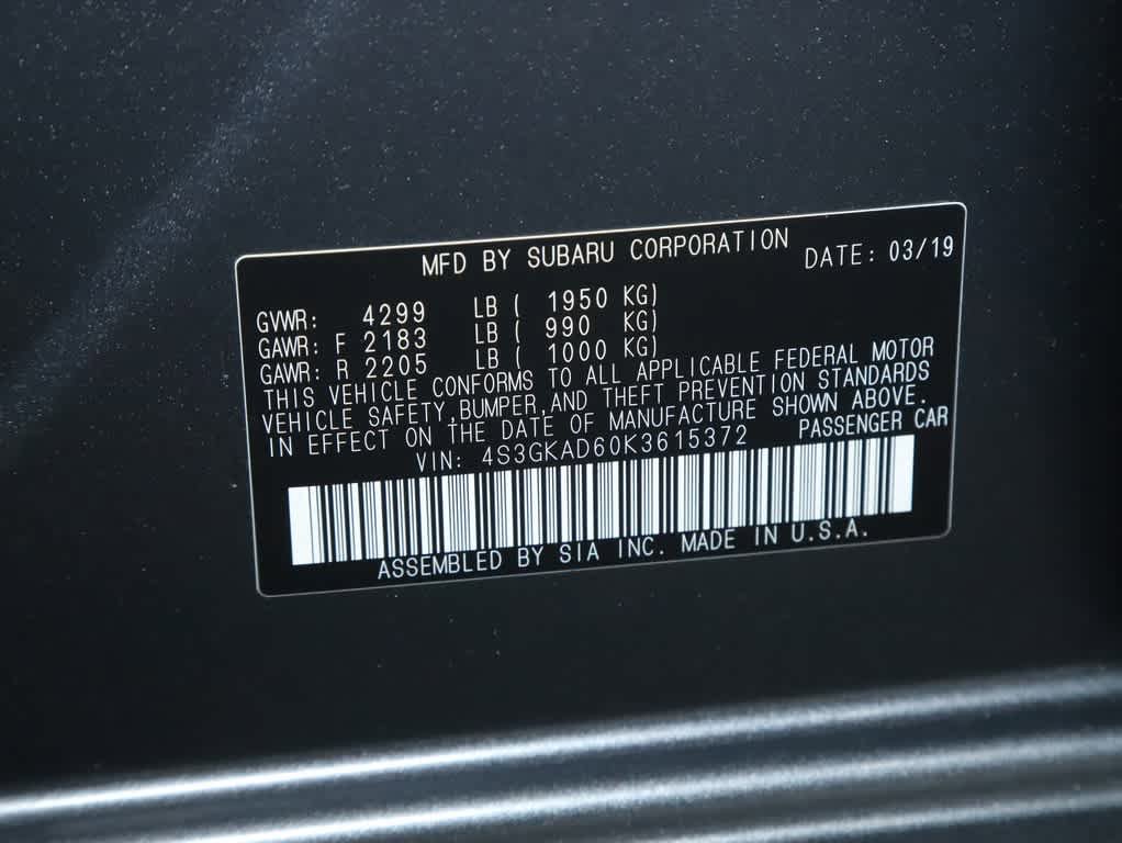 Used 2019 Subaru Impreza 2.0i Premium w/ Eyesight & BSD/Rcta & SRF AWD/4WD image 20