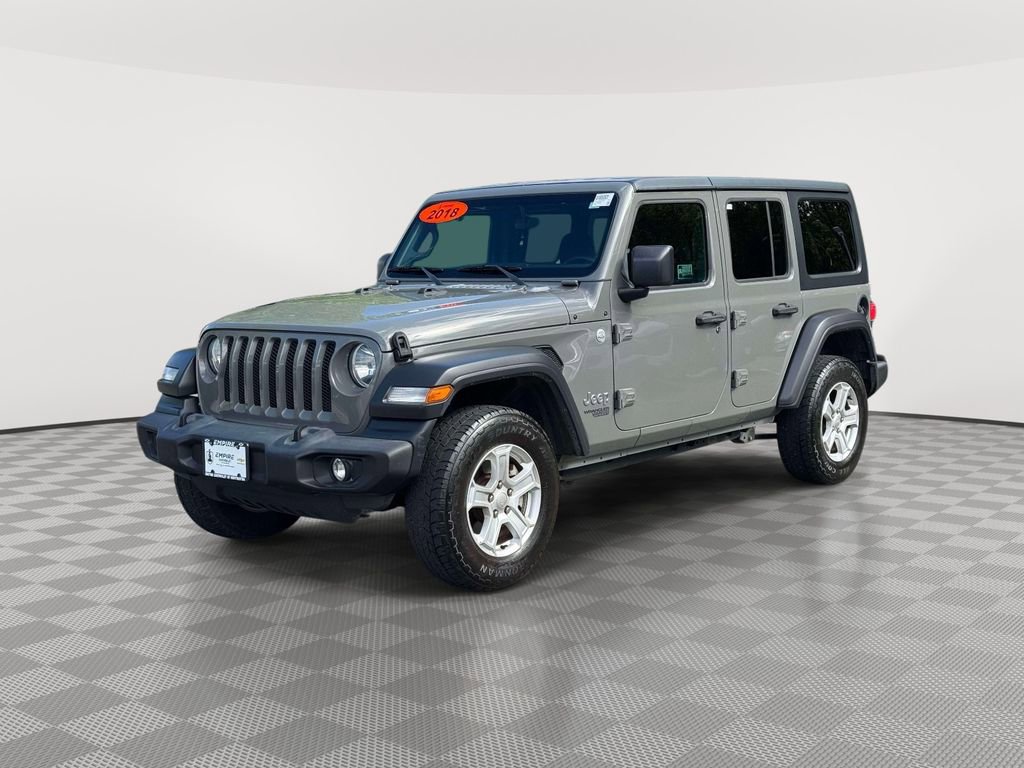 Used 2018 Jeep Wrangler Unlimited Sport S AWD/4WD image 3