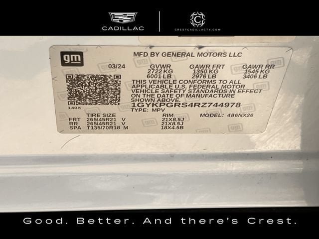 Certified 2024 Cadillac XT6 Sport w/ Technology Package AWD/4WD image 34