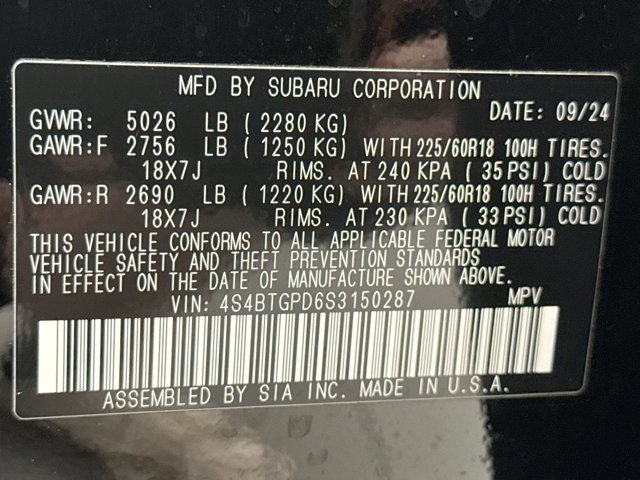 Used 2025 Subaru Outback Touring XT AWD/4WD image 11