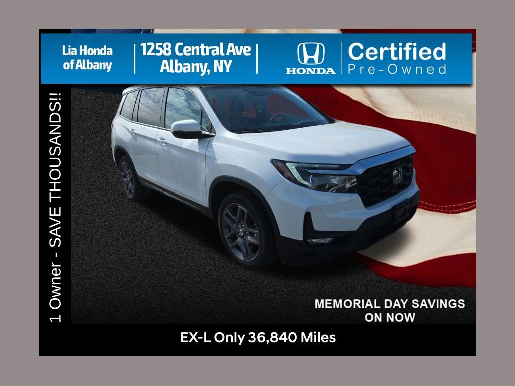 Certified 2023 Honda Passport EX-L