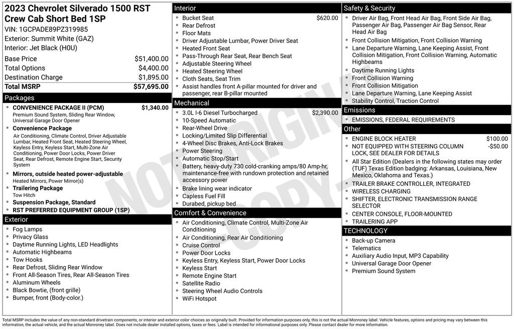 Used 2023 Chevrolet Silverado 1500 RST w/ Convenience Package II image 6