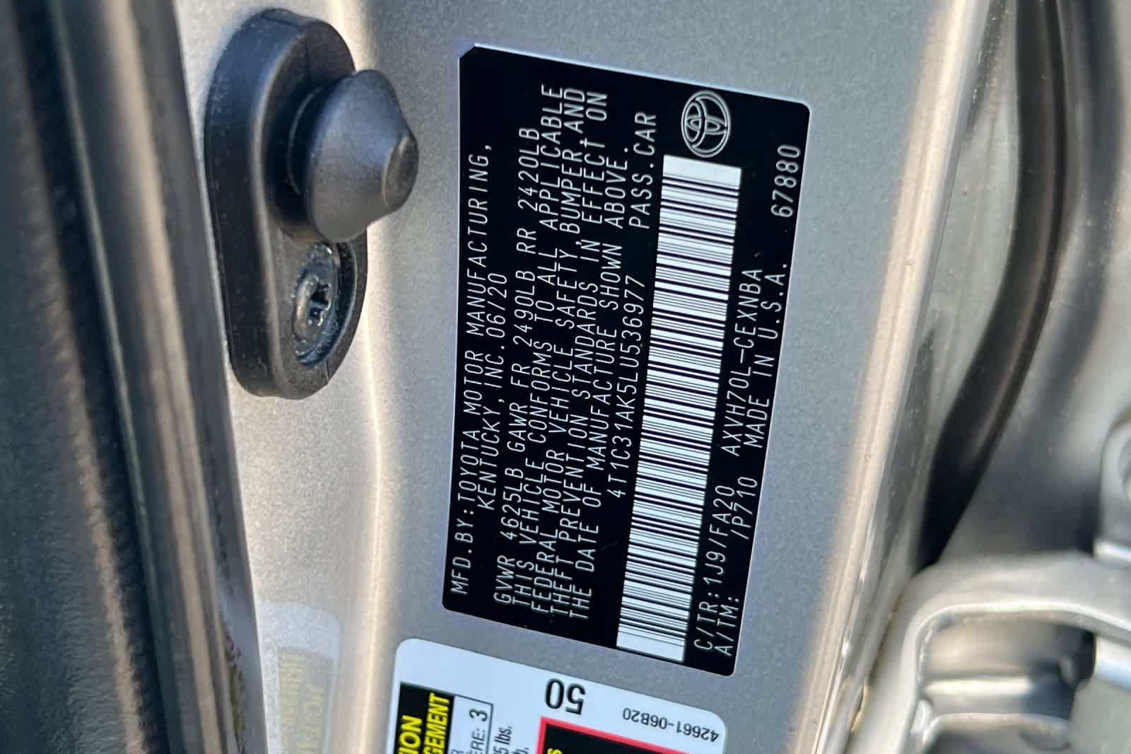Used 2020 Toyota Camry LE FWD image 31