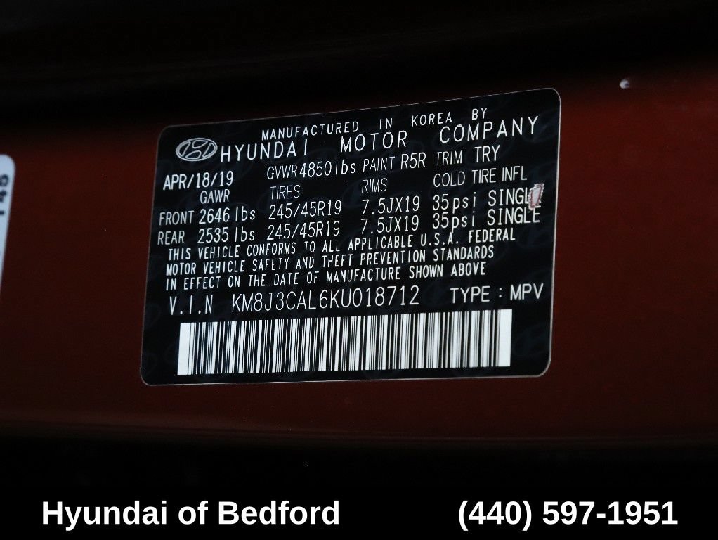 Used 2019 Hyundai Tucson Night AWD/4WD image 23