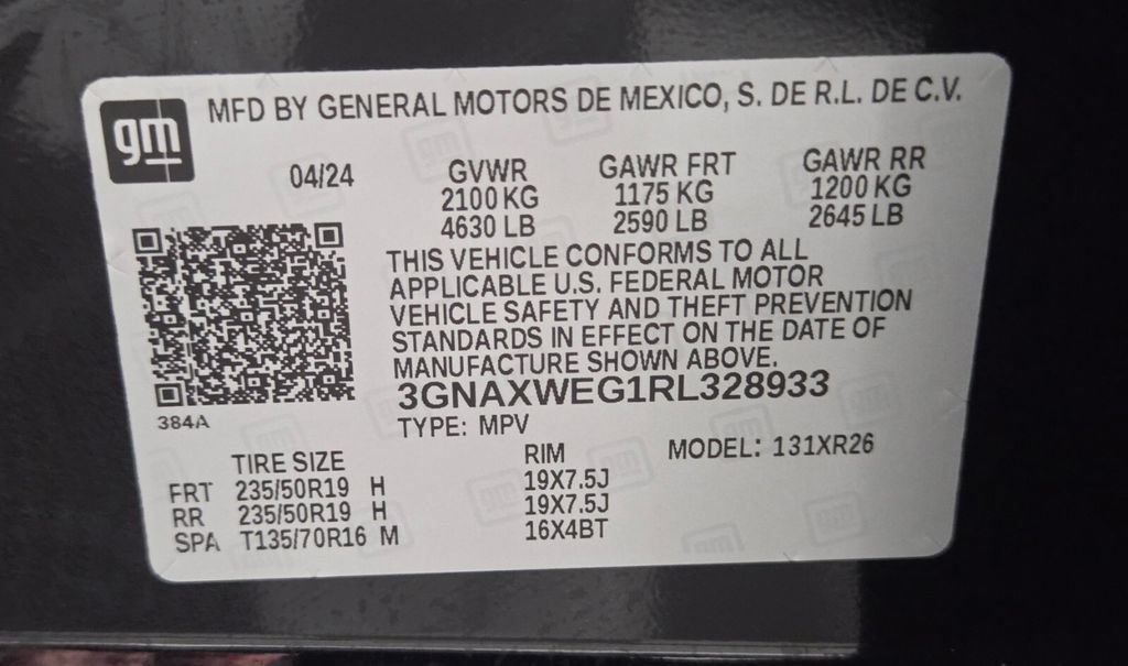Used 2024 Chevrolet Equinox RS AWD/4WD image 33