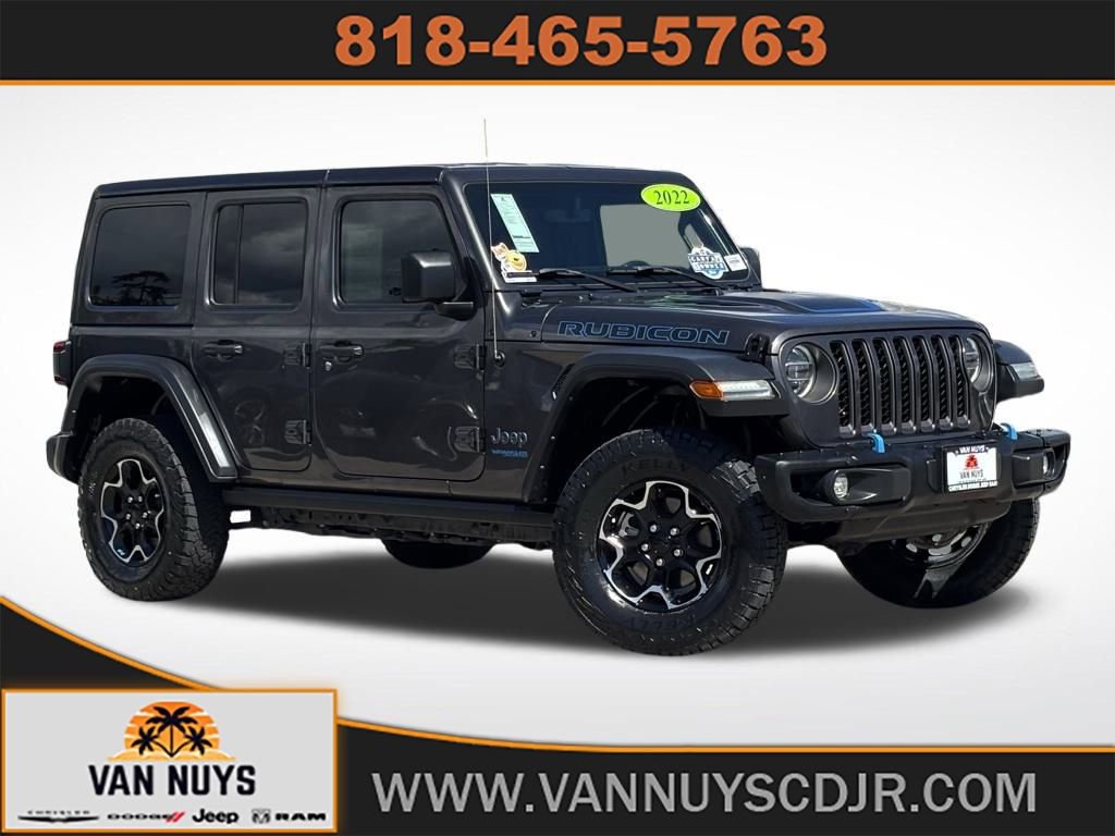 Used 2022 Jeep Wrangler Unlimited Rubicon 4xe w/ Steel Bumper Group