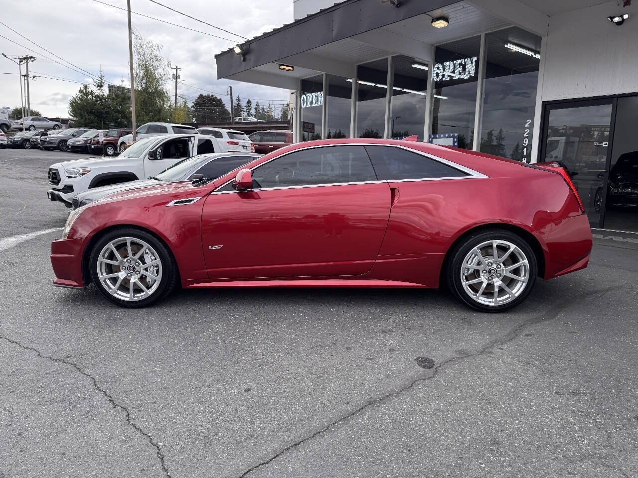 Used 2013 Cadillac CTS V w/ Wood Trim Package RWD image 2
