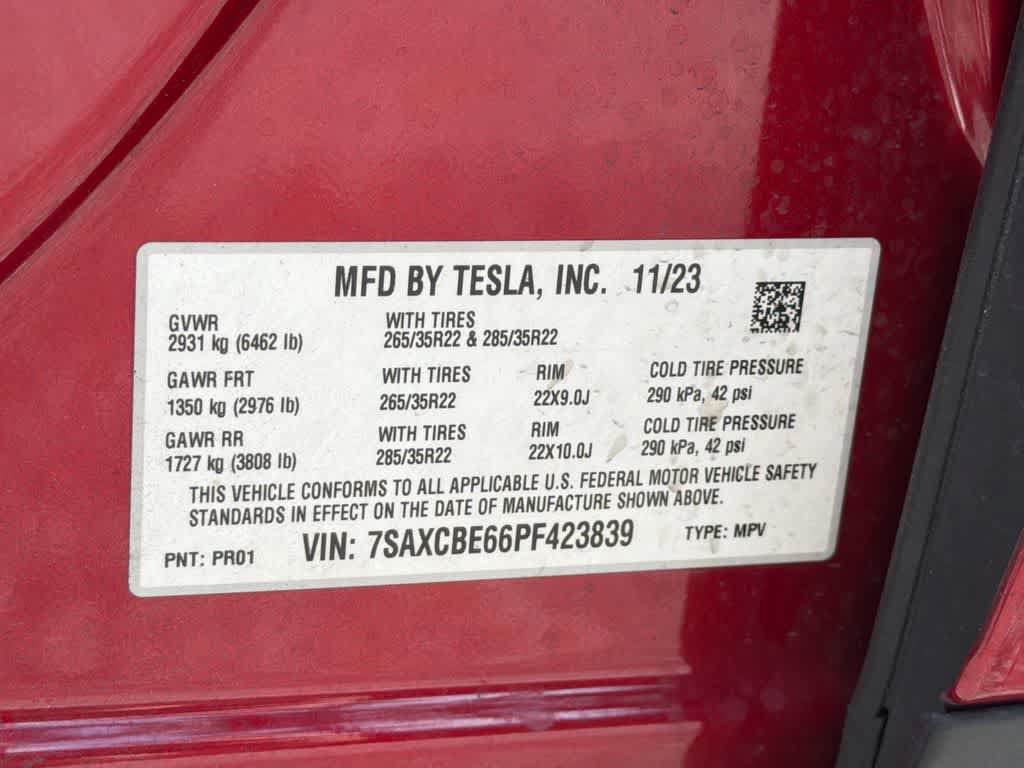 Used 2023 Tesla Model X Plaid AWD/4WD image 32