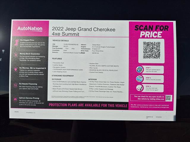 Used 2022 Jeep Grand Cherokee Summit AWD/4WD image 25