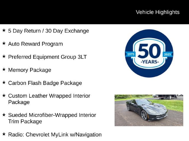 Used 2016 Chevrolet Corvette Stingray Coupe w/ 3LT Preferred Equipment Group RWD image 6