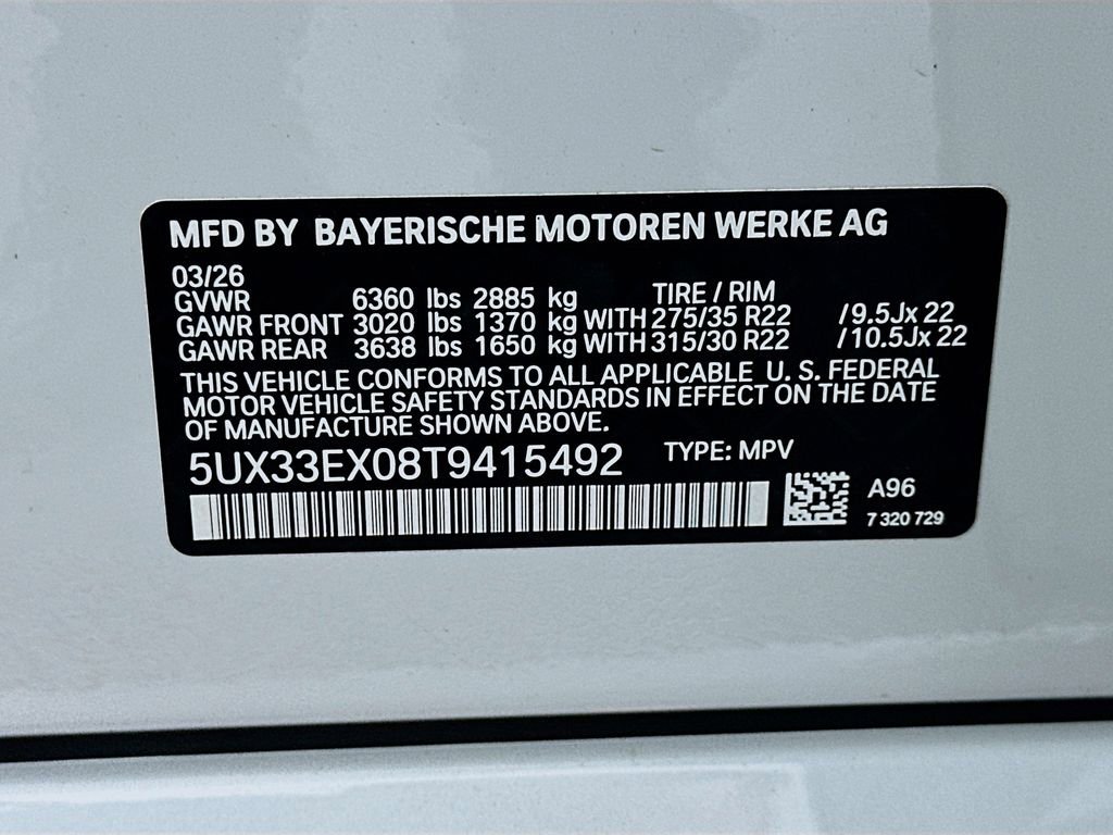 New 2026 BMW X6 xDrive40i image 24