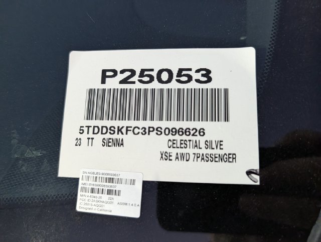 Used 2023 Toyota Sienna XSE w/ XSE Plus Package AWD/4WD image 37