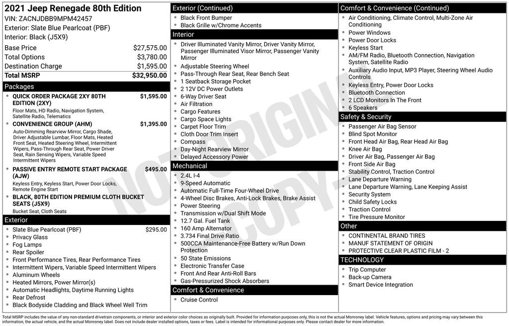 Used 2021 Jeep Renegade Latitude image 6