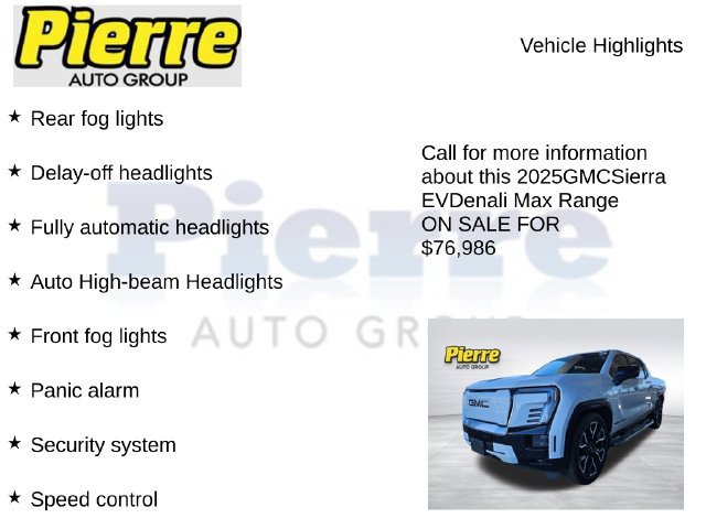 Used 2025 GMC Sierra EV Denali AWD/4WD image 14