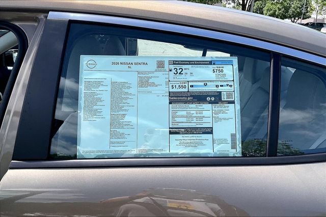 New 2026 Nissan Sentra SL w/ Floor Mat Package FWD image 13