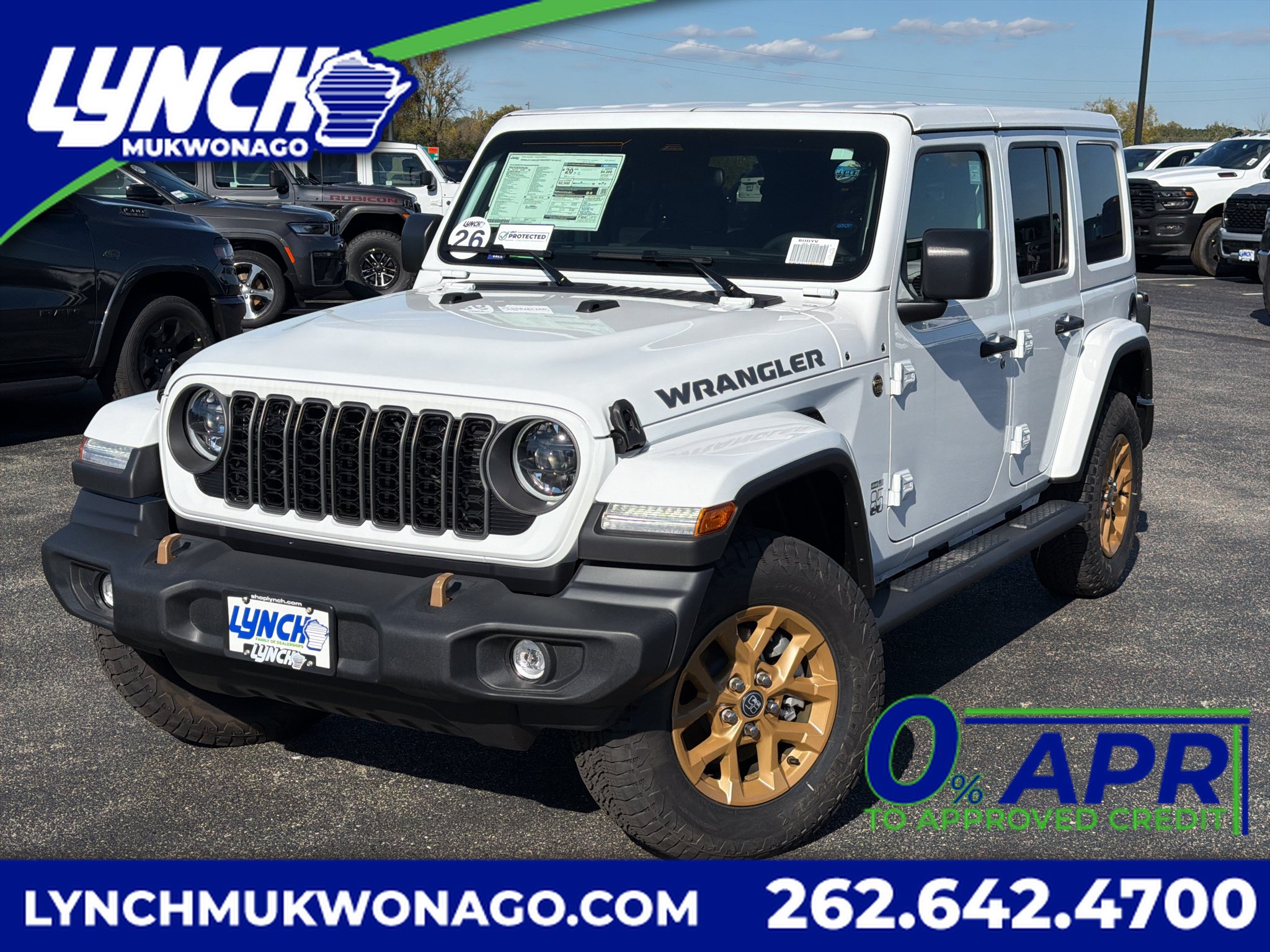 New 2026 Jeep Wrangler Unlimited Sport AWD/4WD image 1