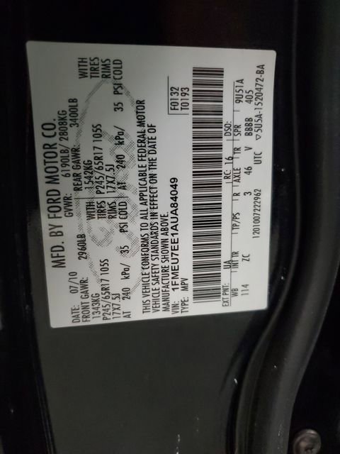 Used 2010 Ford Explorer Eddie Bauer image 31