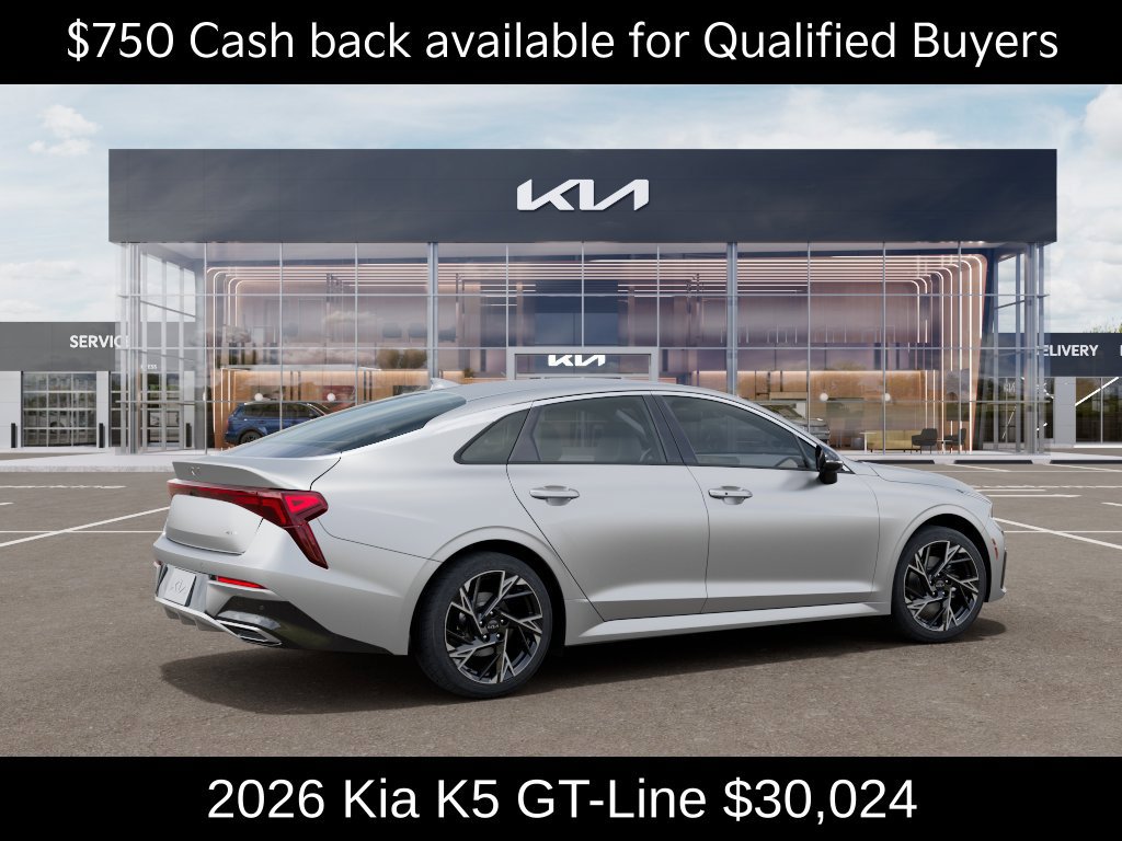 New 2026 Kia K5 GT-Line w/ GT-Line Red Interior Package AWD/4WD image 7